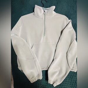 Lululemon brushed softstreme half zip sweatshirt